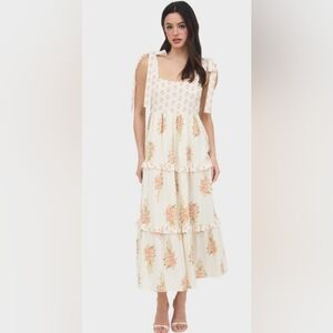 Floral Print Maxi Dress